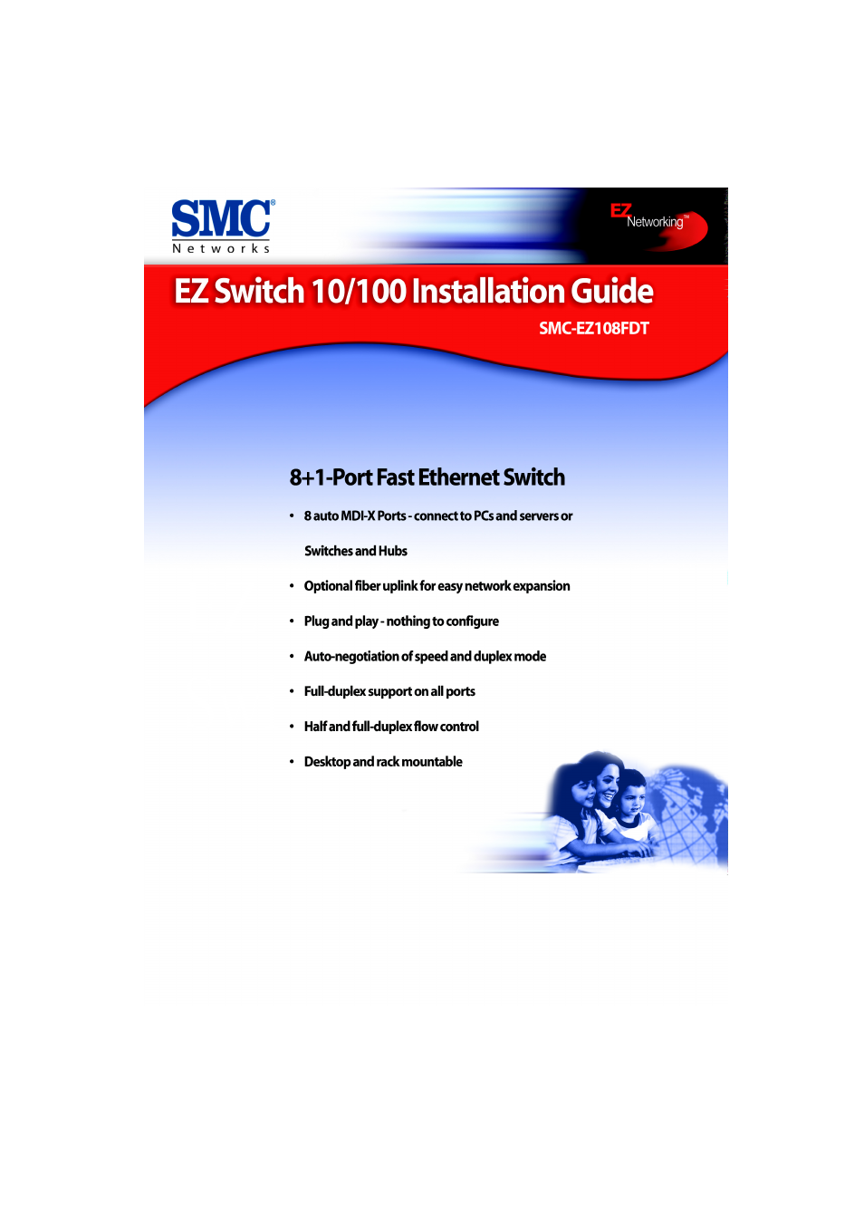 SMC Networks SMC-EZ108FDT User Manual | 22 pages