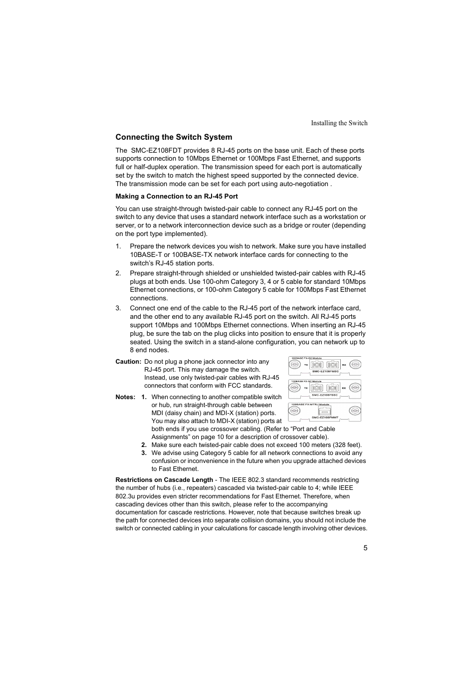 SMC Networks SMC-EZ108FDT User Manual | Page 13 / 22