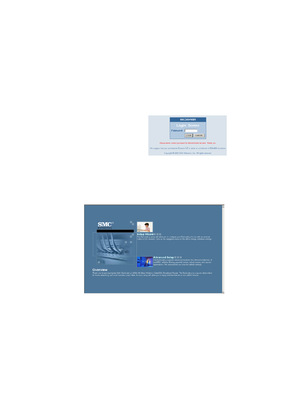Navigating the web browser interface | SMC Networks SMC2804WBR V.2 User Manual | Page 33 / 94