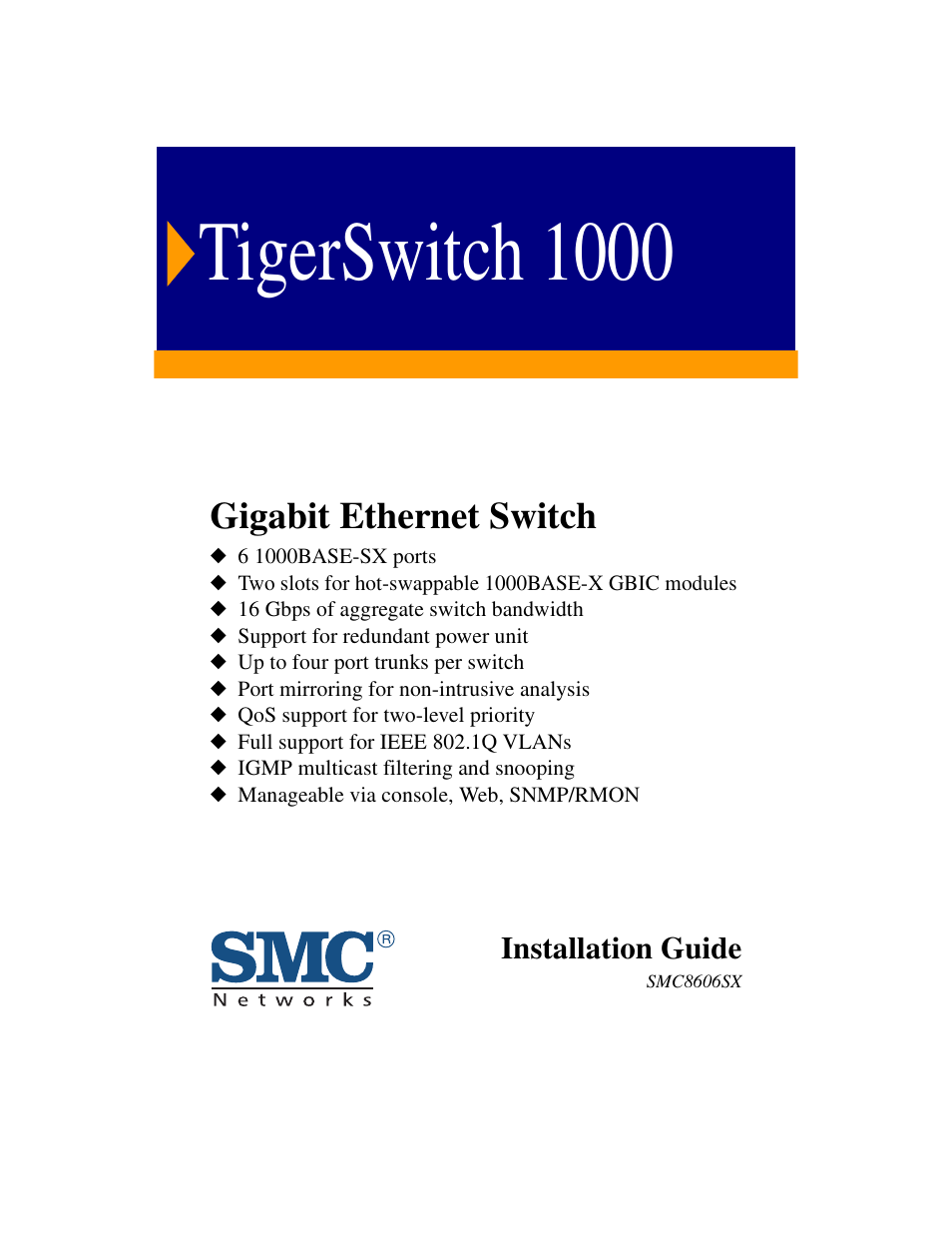 SMC Networks 1000 User Manual | 66 pages