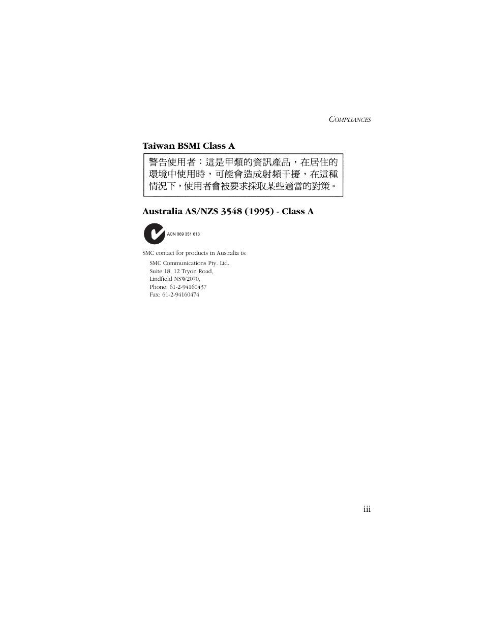 SMC Networks 1000 User Manual | Page 9 / 66
