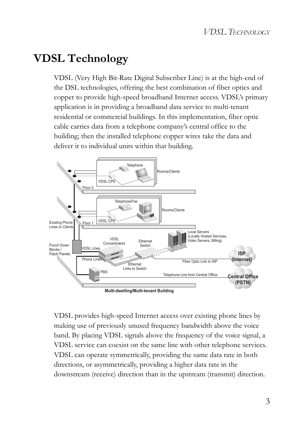 Vdsl technology, Vdsl t, Echnology | SMC Networks SMC7500A/VCP User Manual | Page 15 / 34