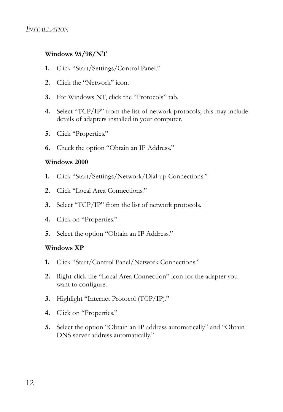 SMC Networks SMC7500A/VCP User Manual | Page 24 / 34