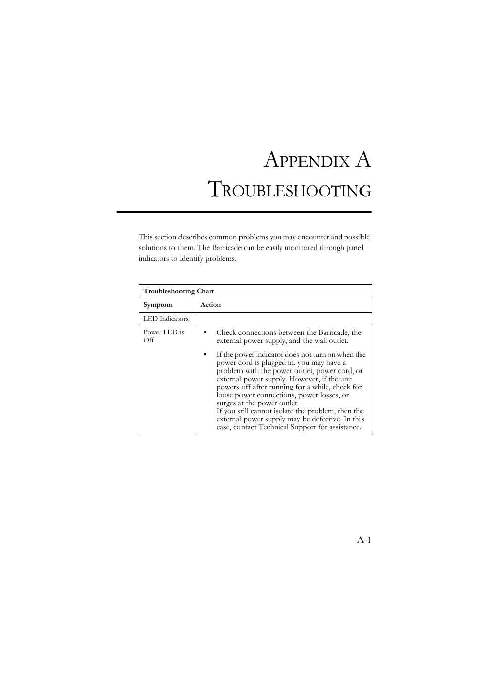 Appendix a troubleshooting, Ppendix, Roubleshooting | SMC Networks SMC7804WBRA User Manual | Page 108 / 124