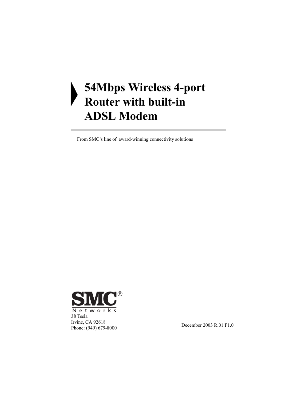 SMC Networks SMC7804WBRA User Manual | Page 2 / 124