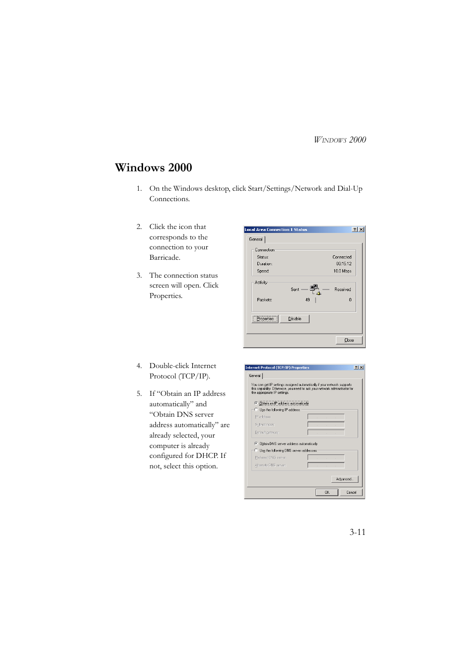 Windows 2000, Windows 2000 -11 | SMC Networks SMC7804WBRA User Manual | Page 36 / 124