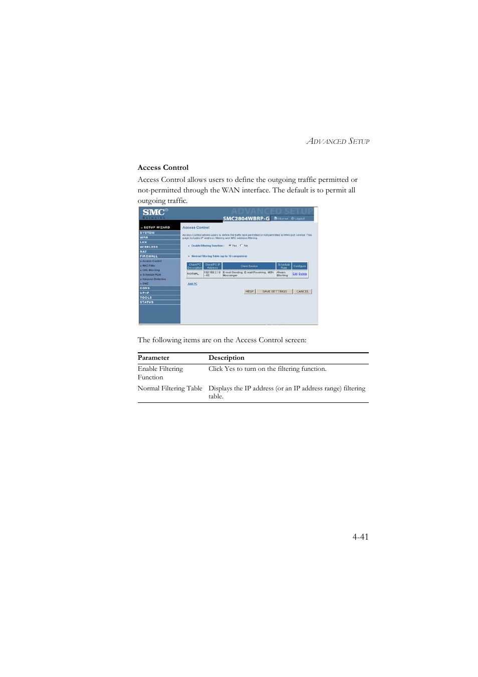 SMC Networks SMC7804WBRA User Manual | Page 84 / 124