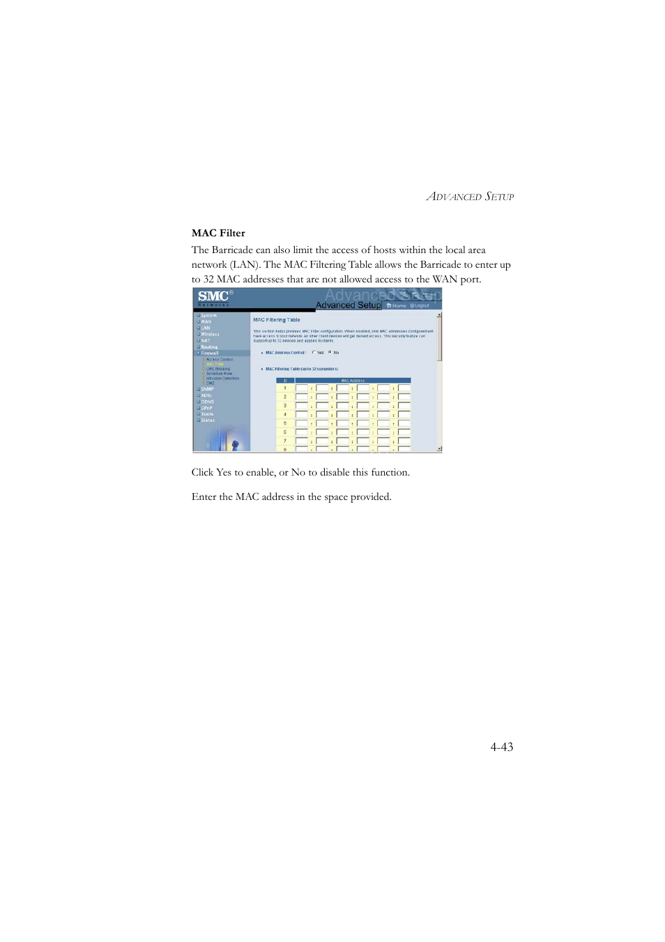 SMC Networks SMC7804WBRA User Manual | Page 86 / 124