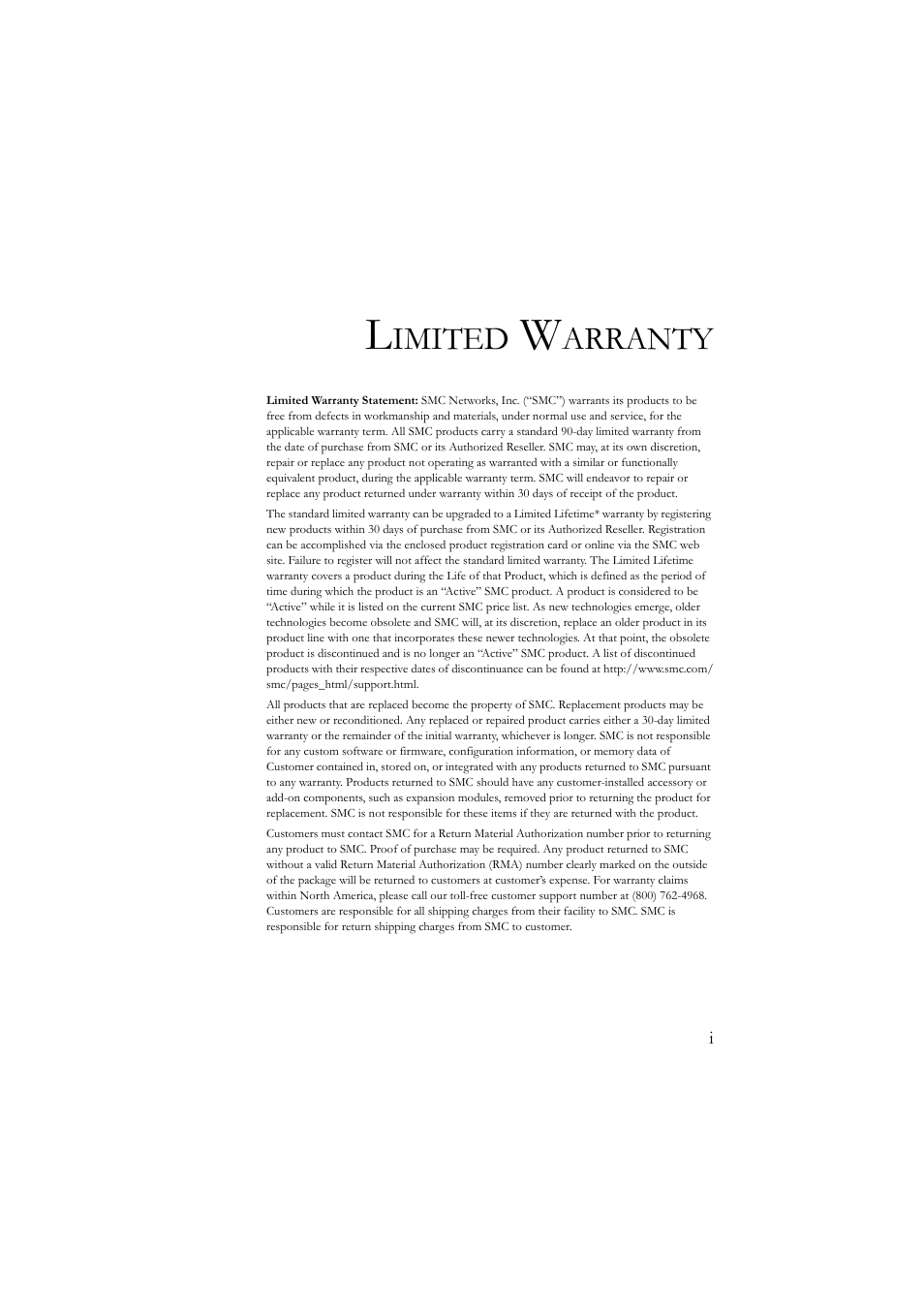 SMC Networks Redundant Power Unit SMCRPU600W User Manual | Page 5 / 22