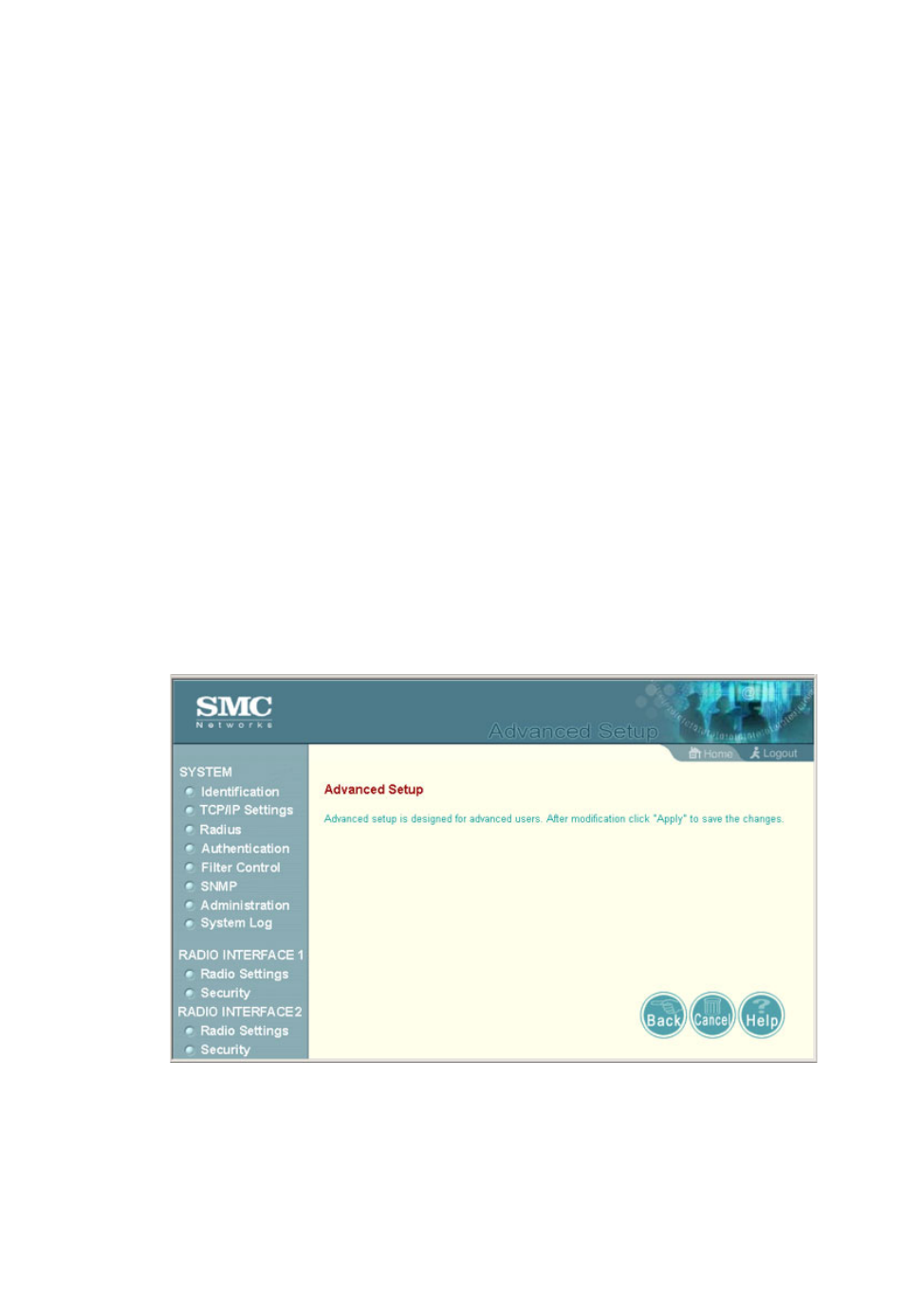 Chapter 5 system configuration, System configuration -1 | SMC Networks SMC2555W-AG User Manual | Page 57 / 256