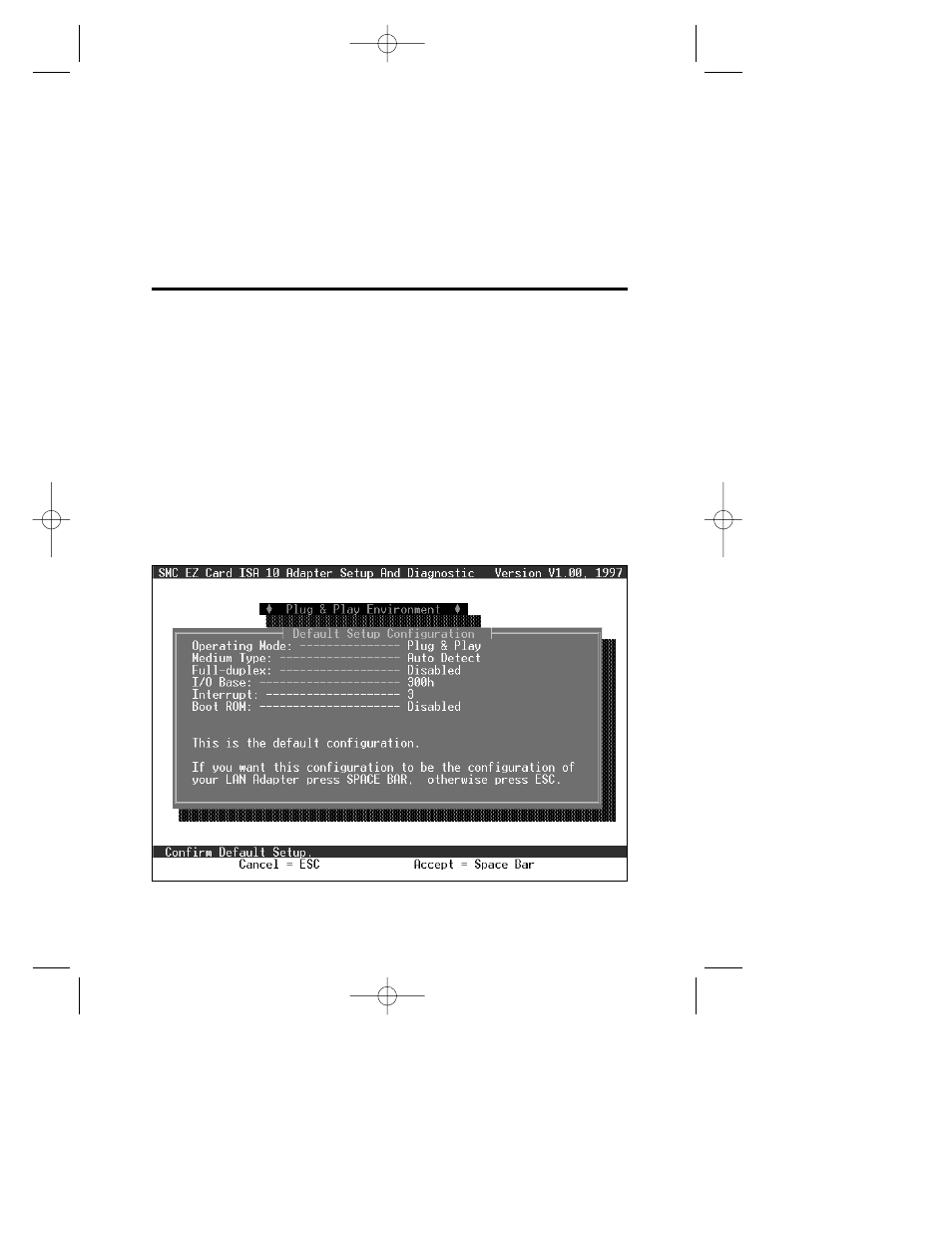 Hapter, Ardware, Ettings | SMC Networks Ethernet ISA Network Cards User Manual | Page 18 / 44