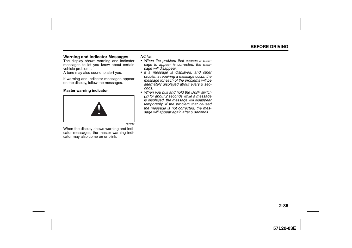 Suzuki 57L1F001 User Manual | Page 105 / 388