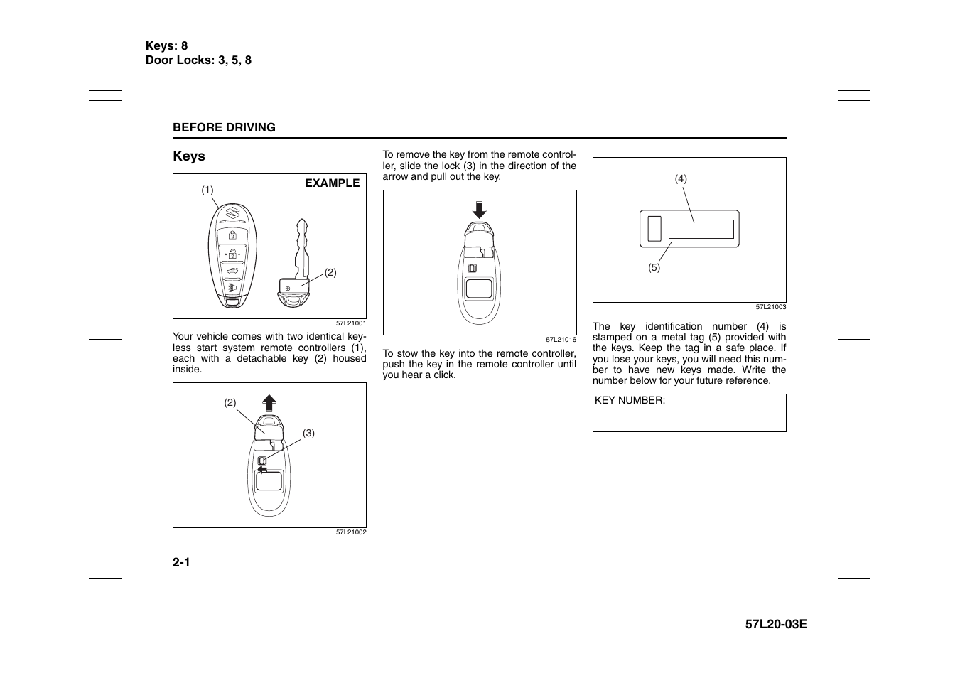 Suzuki 57L1F001 User Manual | Page 20 / 388