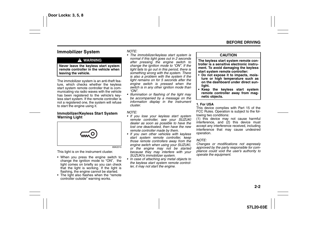 Suzuki 57L1F001 User Manual | Page 21 / 388
