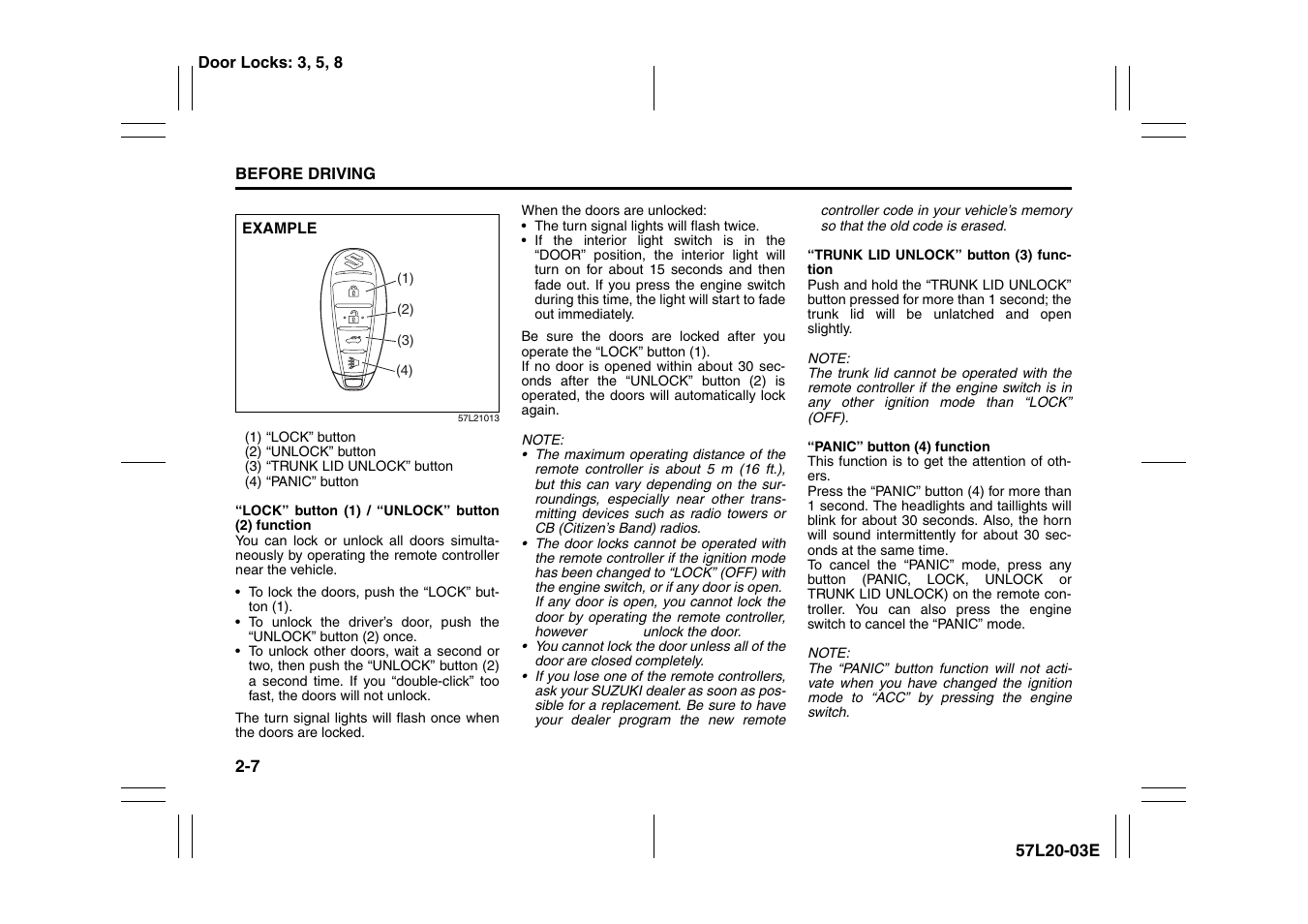 Suzuki 57L1F001 User Manual | Page 26 / 388