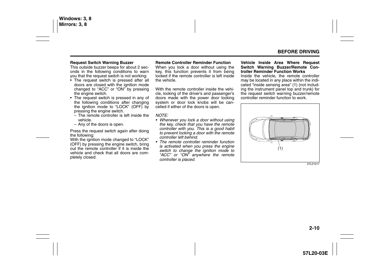 Suzuki 57L1F001 User Manual | Page 29 / 388