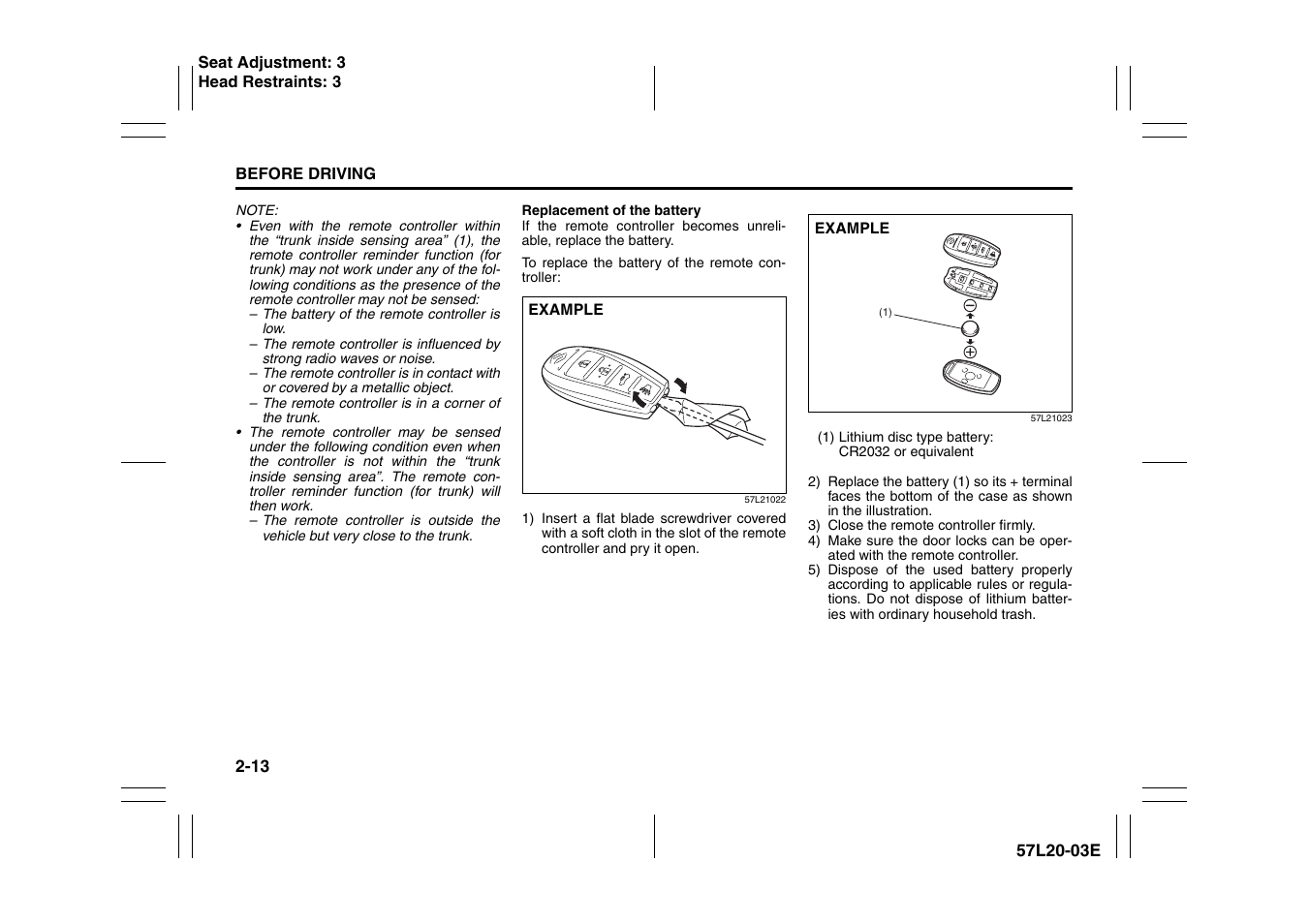 Suzuki 57L1F001 User Manual | Page 32 / 388