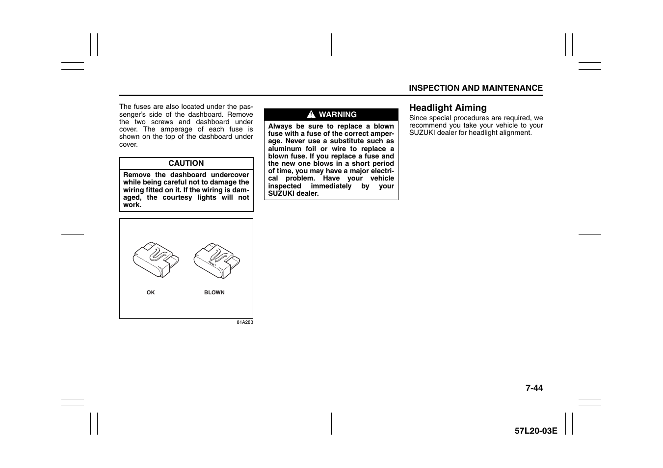 Suzuki 57L1F001 User Manual | Page 329 / 388