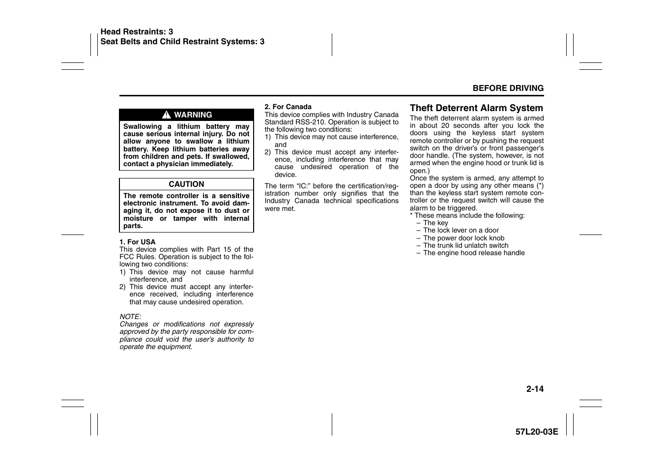 Suzuki 57L1F001 User Manual | Page 33 / 388