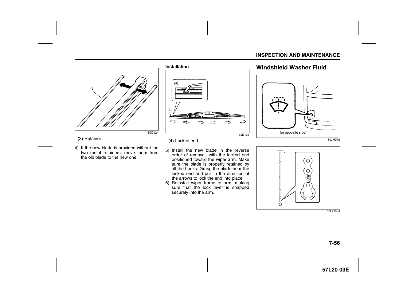 Windshield washer fluid | Suzuki 57L1F001 User Manual | Page 341 / 388
