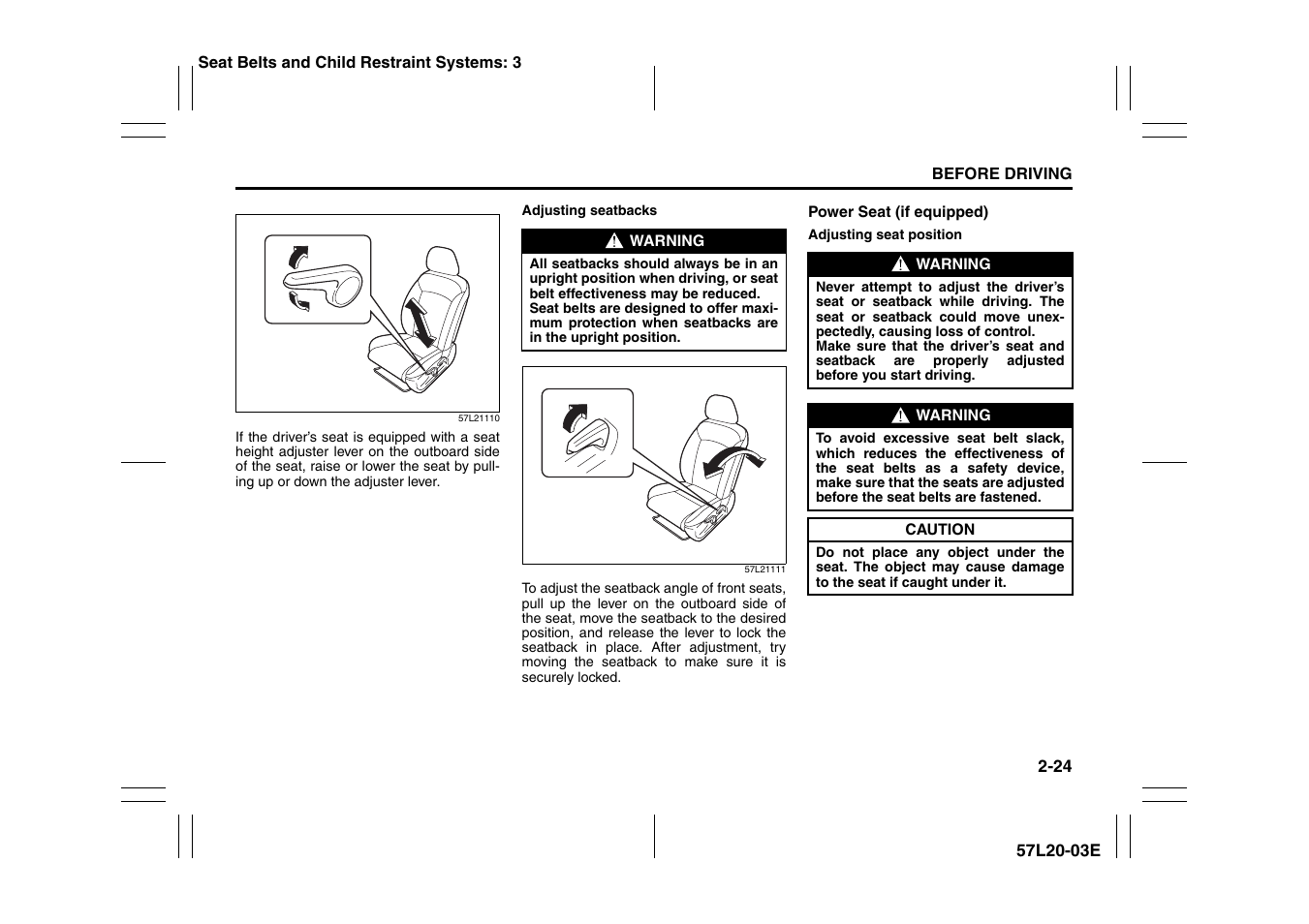 Suzuki 57L1F001 User Manual | Page 43 / 388