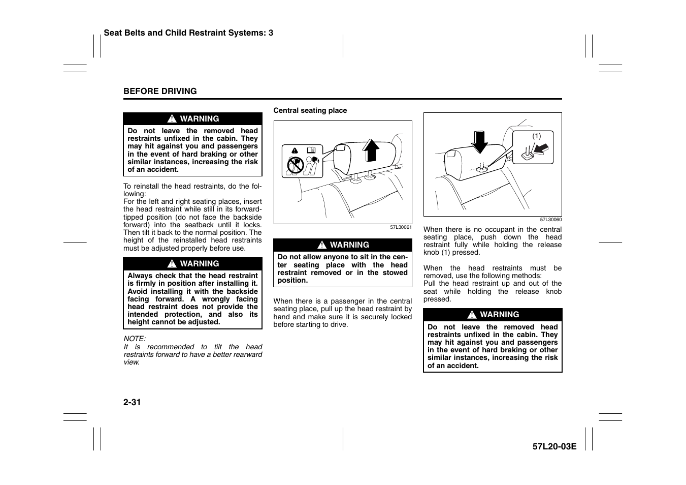Suzuki 57L1F001 User Manual | Page 50 / 388
