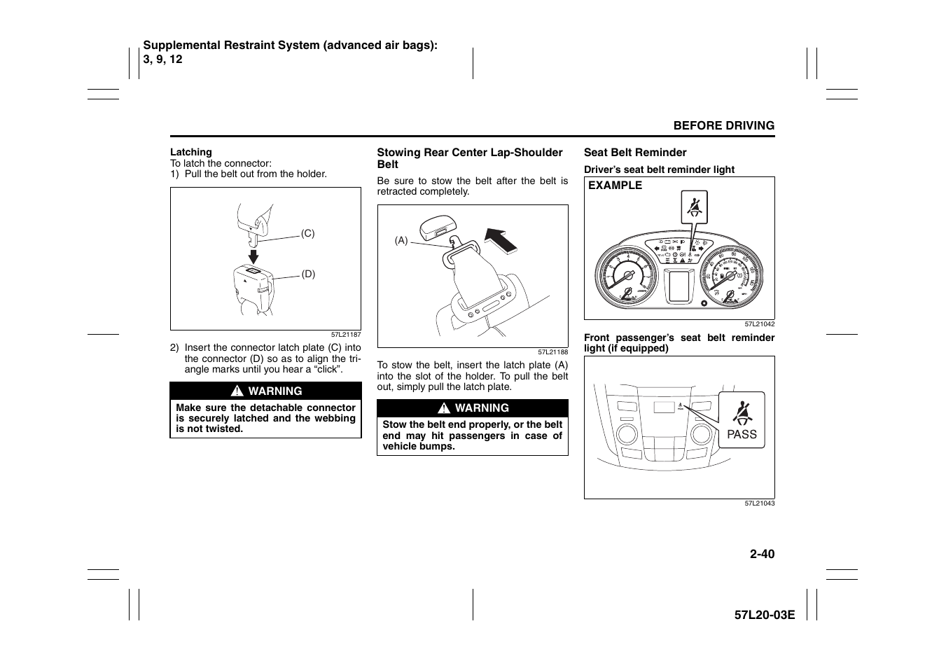 Suzuki 57L1F001 User Manual | Page 59 / 388