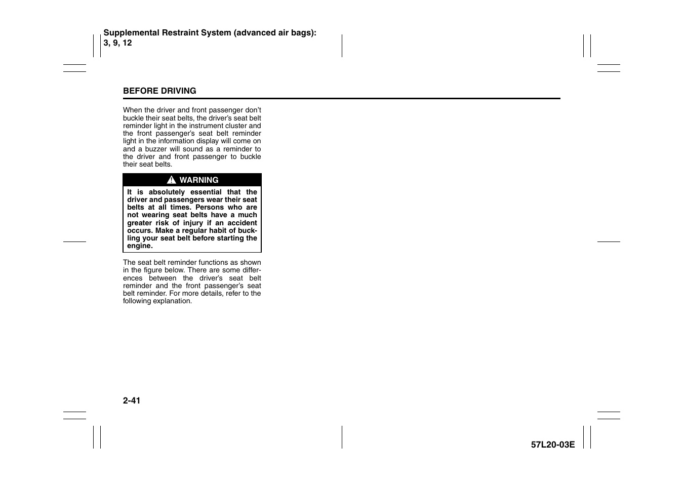 Suzuki 57L1F001 User Manual | Page 60 / 388