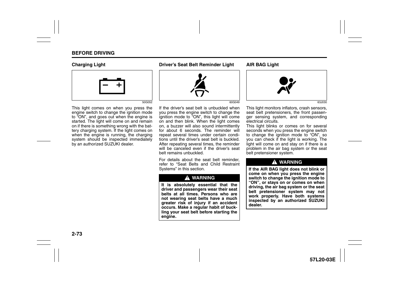 Suzuki 57L1F001 User Manual | Page 92 / 388