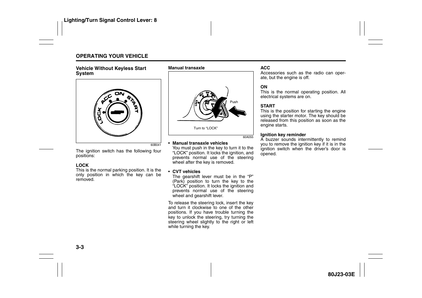 Suzuki 2010 SX4 SportBack User Manual | Page 104 / 297