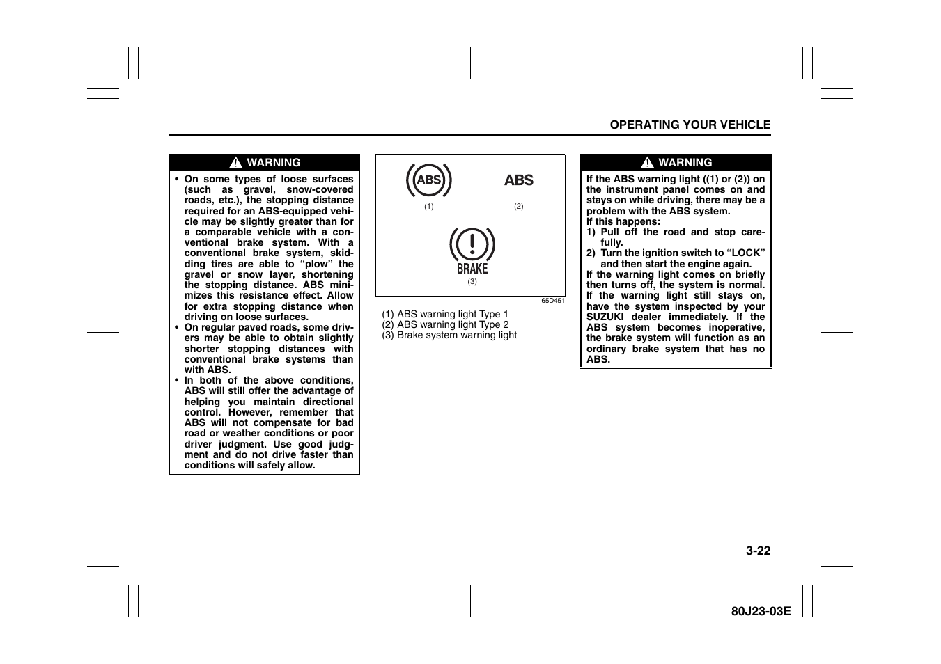 Suzuki 2010 SX4 SportBack User Manual | Page 123 / 297