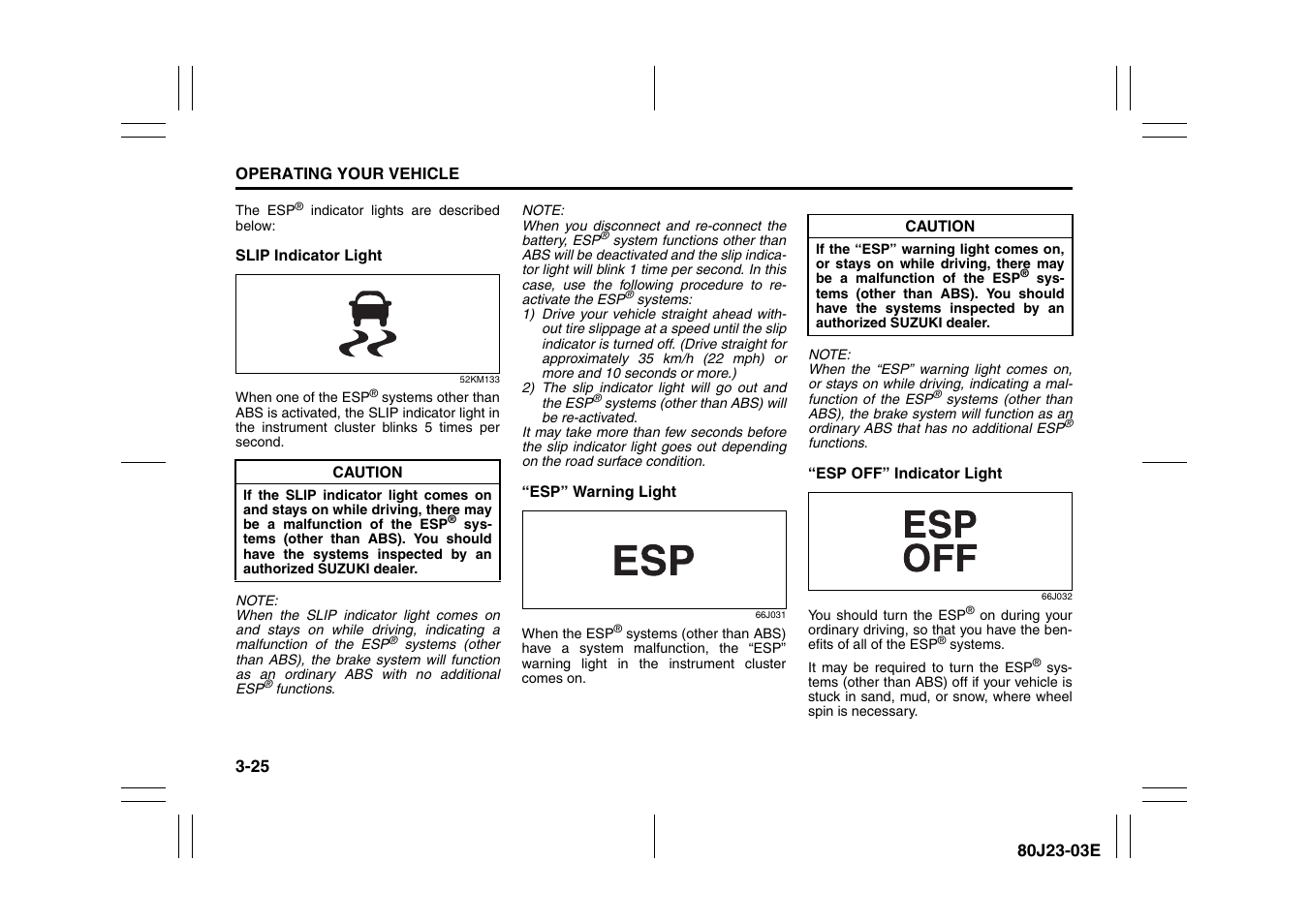 Suzuki 2010 SX4 SportBack User Manual | Page 126 / 297