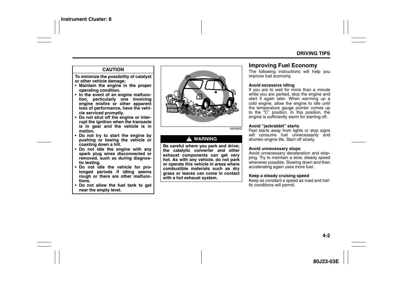 Suzuki 2010 SX4 SportBack User Manual | Page 135 / 297