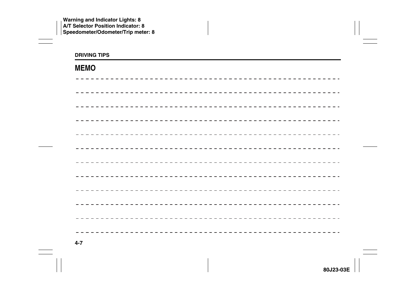 Suzuki 2010 SX4 SportBack User Manual | Page 140 / 297