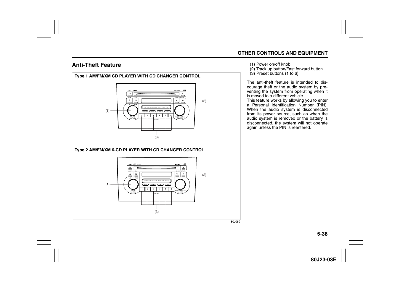 Anti-theft feature | Suzuki 2010 SX4 SportBack User Manual | Page 179 / 297