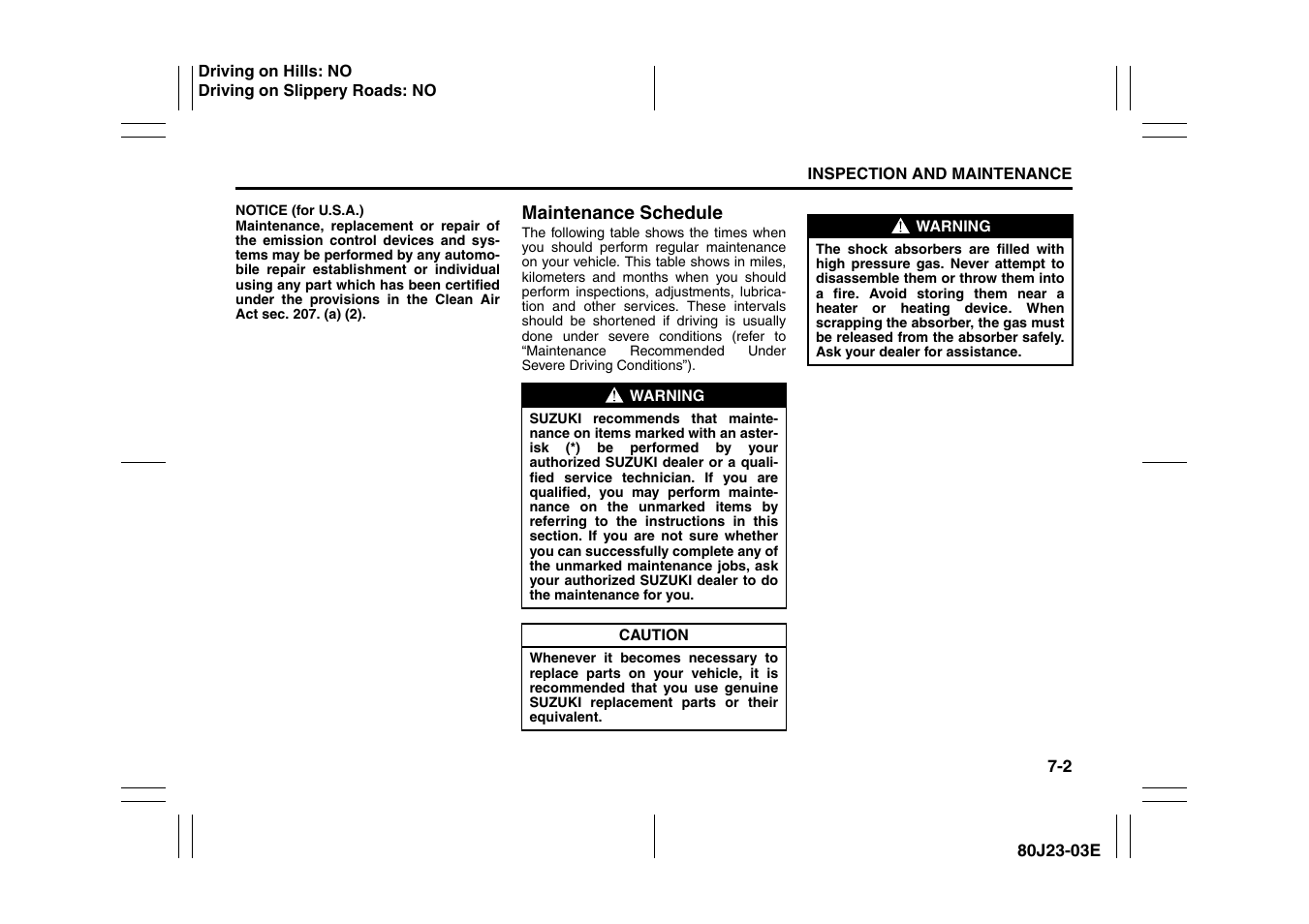 Suzuki 2010 SX4 SportBack User Manual | Page 207 / 297