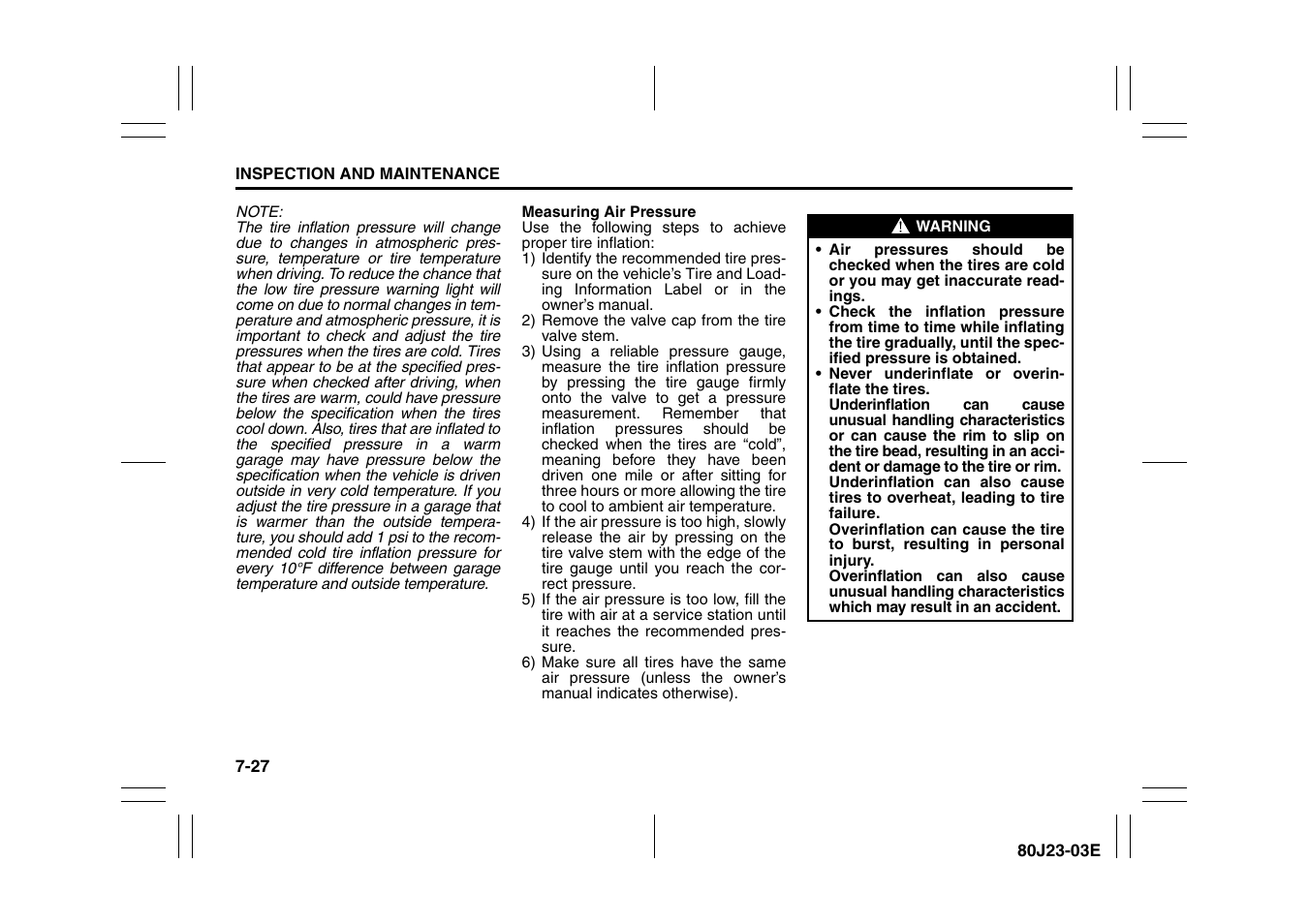 Suzuki 2010 SX4 SportBack User Manual | Page 232 / 297