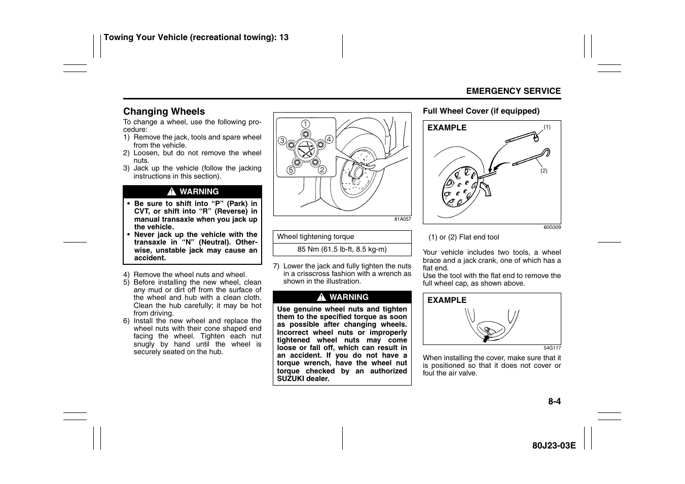 Suzuki 2010 SX4 SportBack User Manual | Page 261 / 297