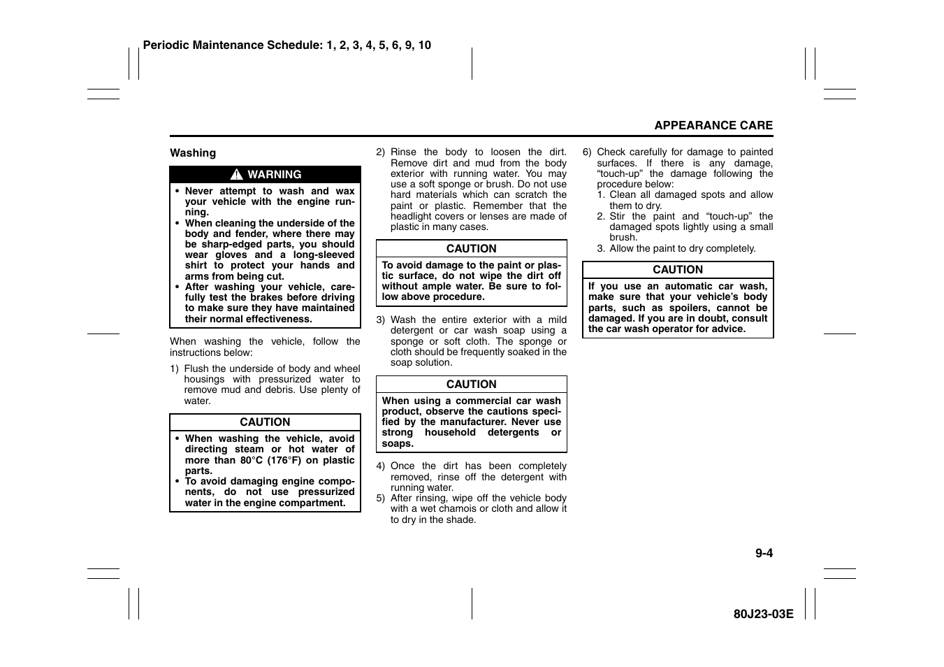 Suzuki 2010 SX4 SportBack User Manual | Page 271 / 297