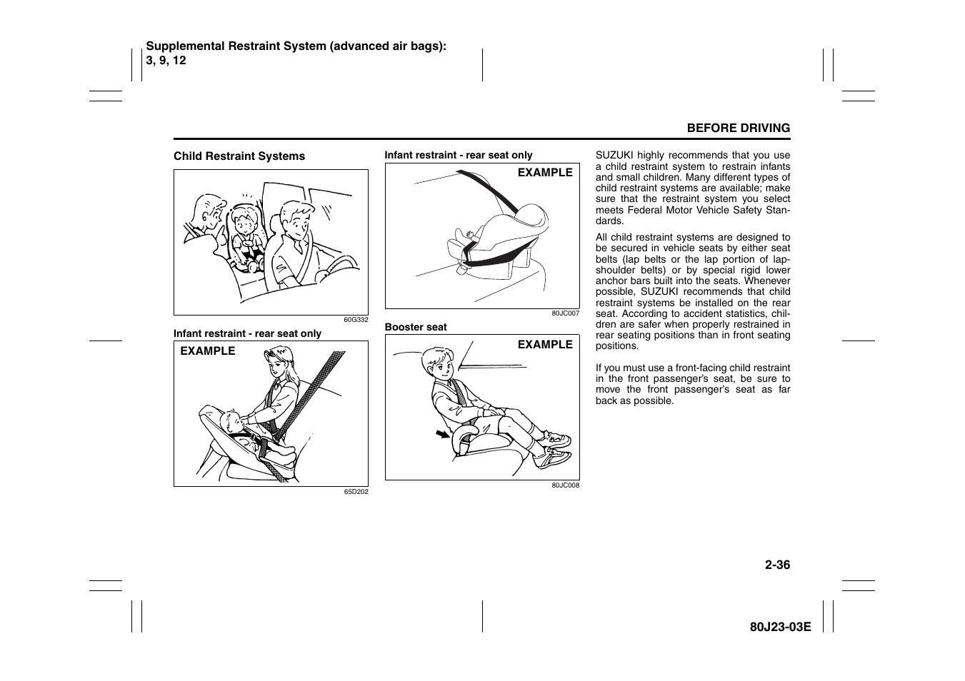 Suzuki 2010 SX4 SportBack User Manual | Page 53 / 297