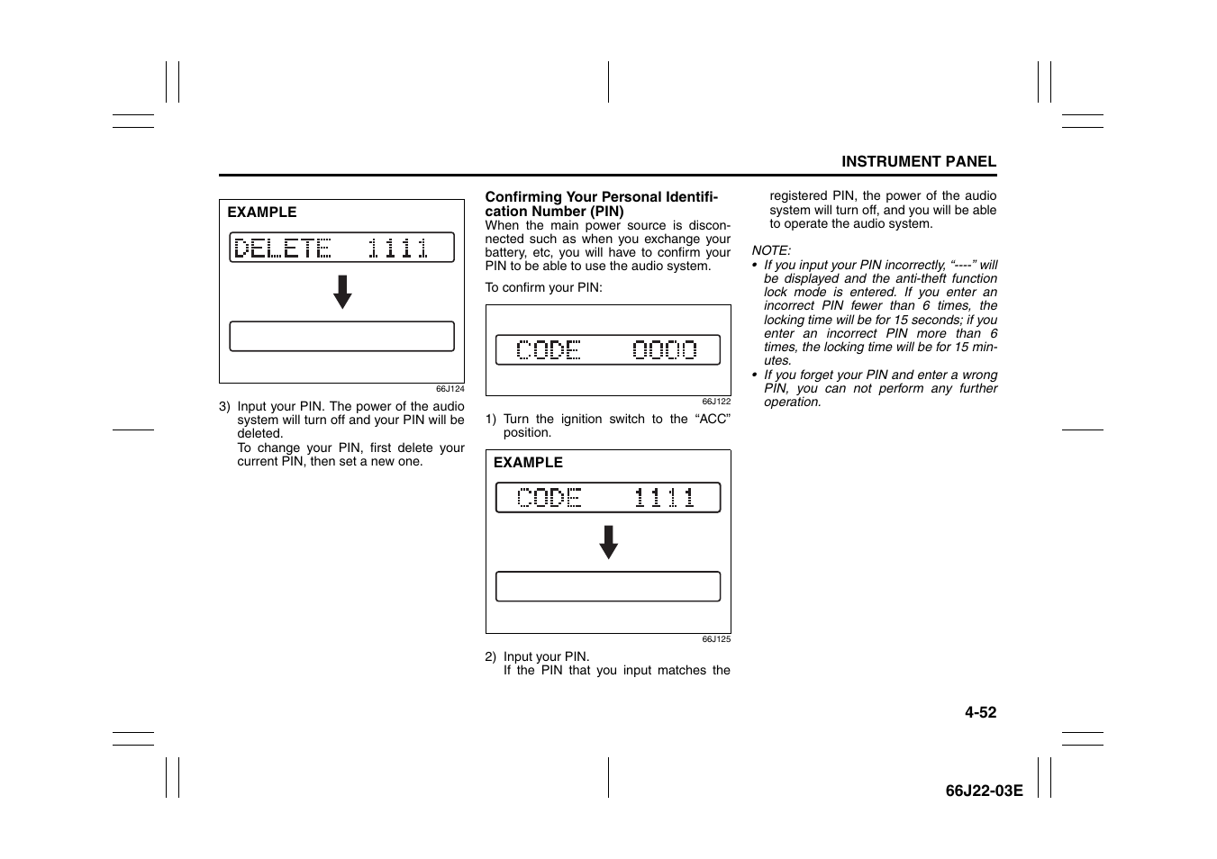 Suzuki Grand Vitara 99011-66J22-03E User Manual | Page 127 / 290