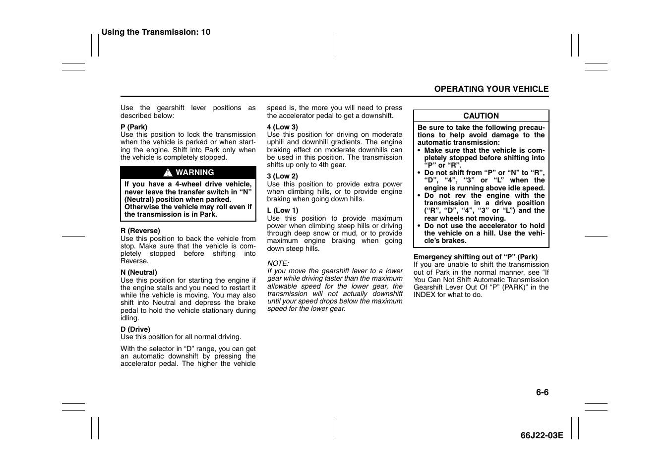 Suzuki Grand Vitara 99011-66J22-03E User Manual | Page 165 / 290