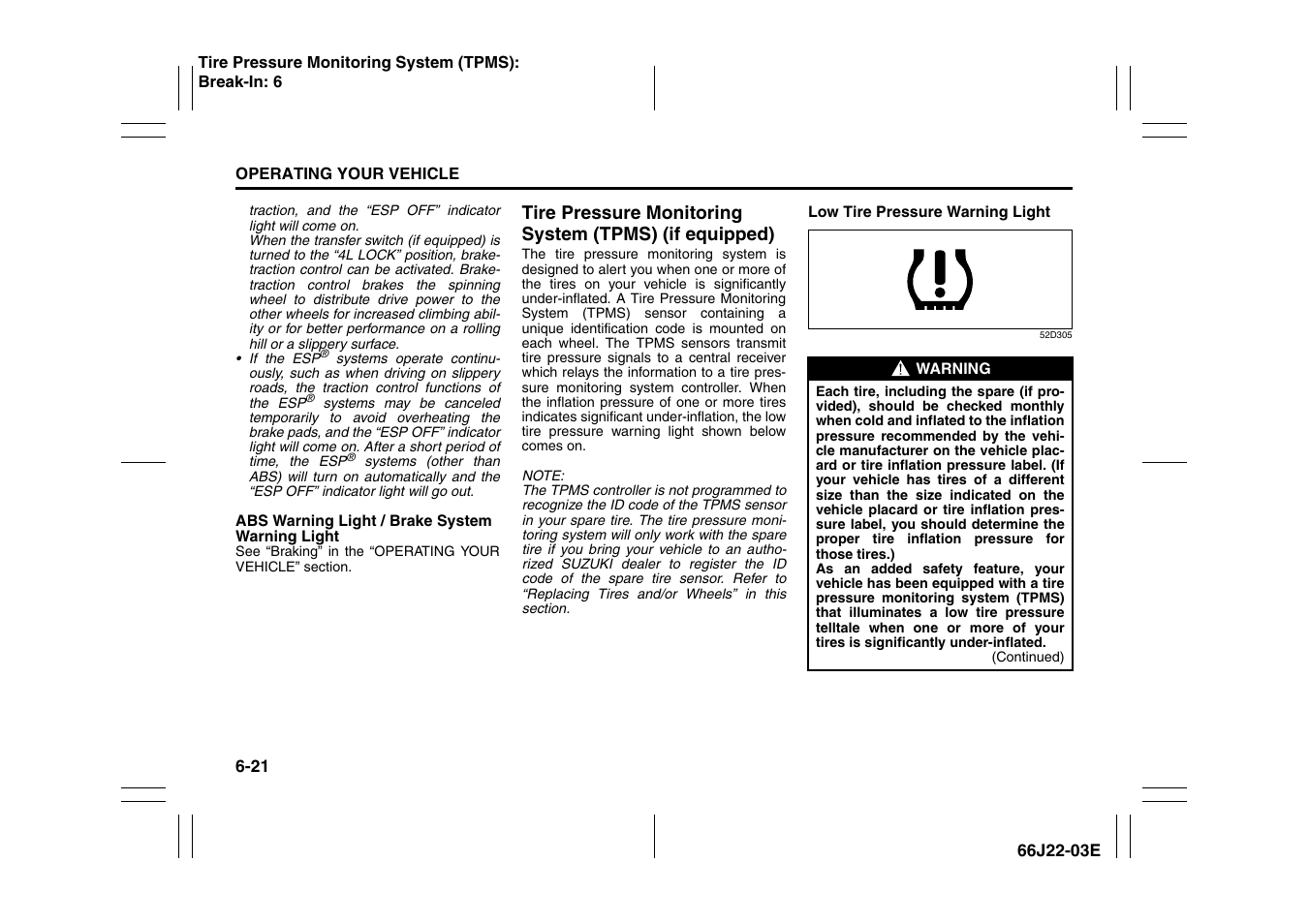 Suzuki Grand Vitara 99011-66J22-03E User Manual | Page 180 / 290