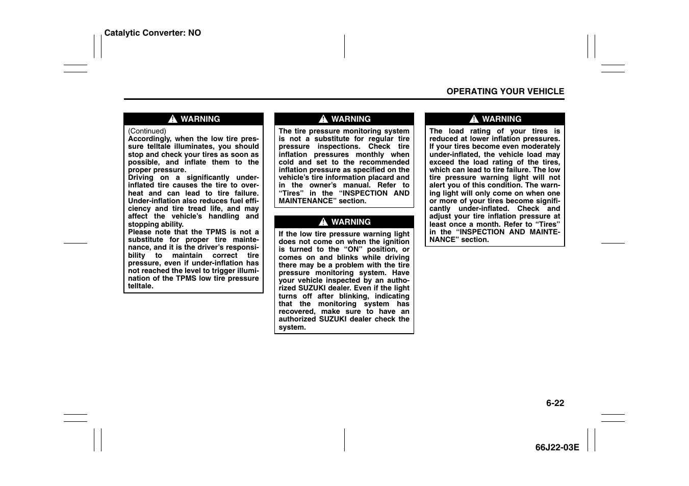 Suzuki Grand Vitara 99011-66J22-03E User Manual | Page 181 / 290