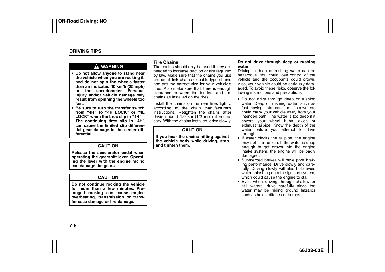 Suzuki Grand Vitara 99011-66J22-03E User Manual | Page 192 / 290