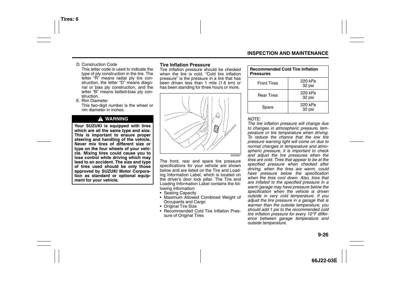 Suzuki Grand Vitara 99011-66J22-03E User Manual | Page 233 / 290