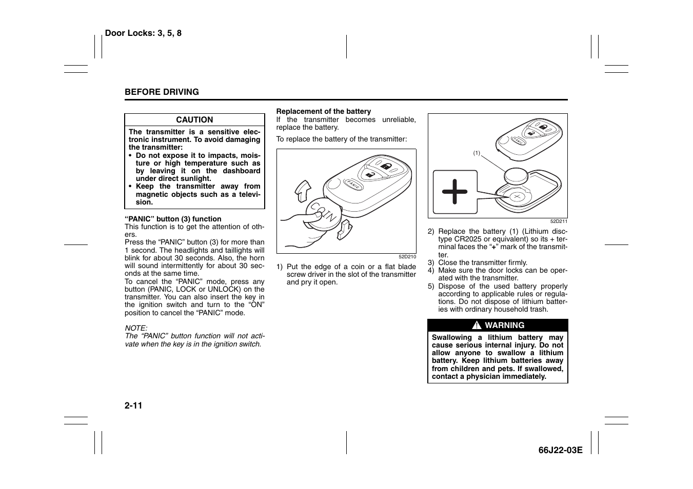 Suzuki Grand Vitara 99011-66J22-03E User Manual | Page 24 / 290