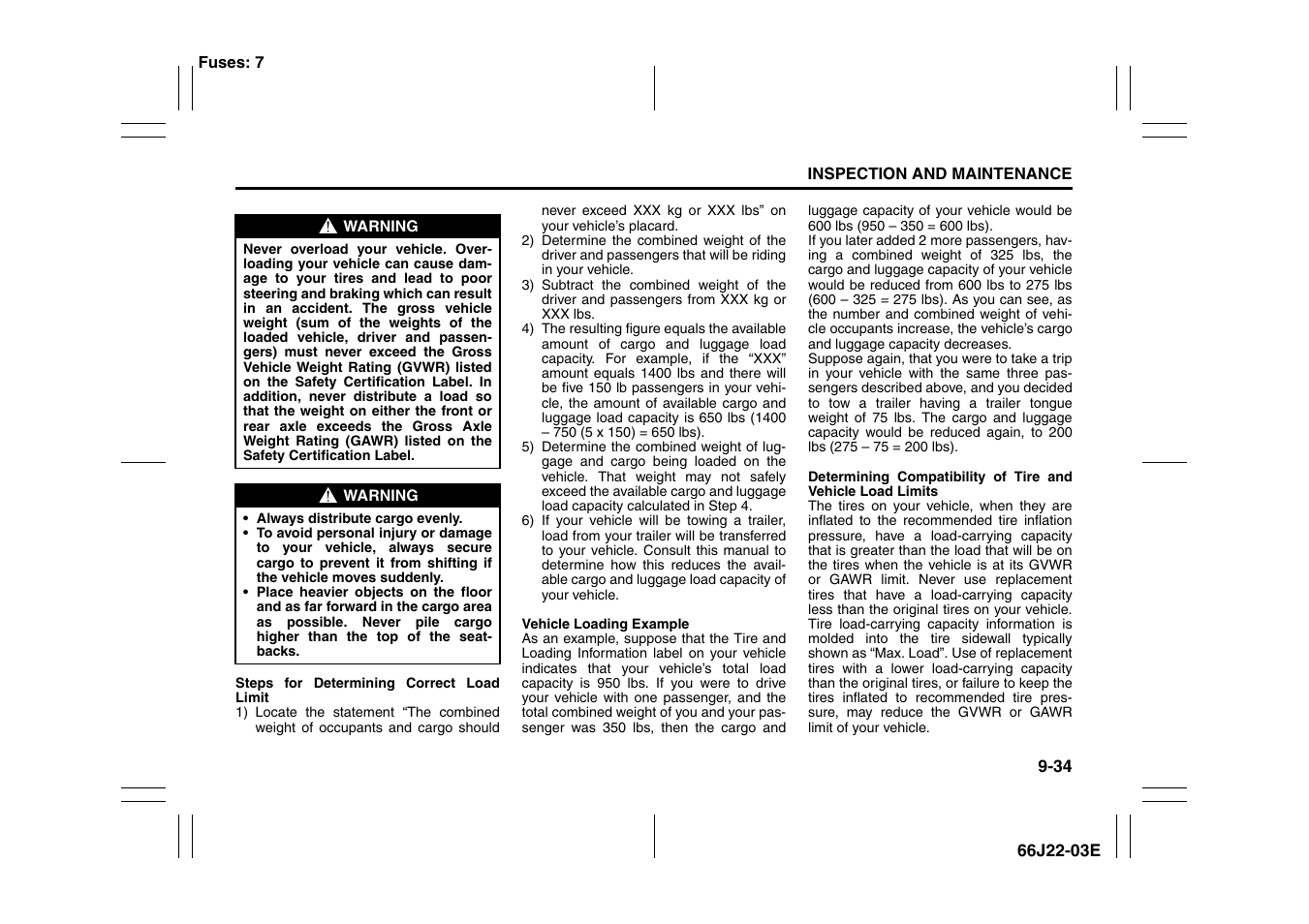 Suzuki Grand Vitara 99011-66J22-03E User Manual | Page 241 / 290