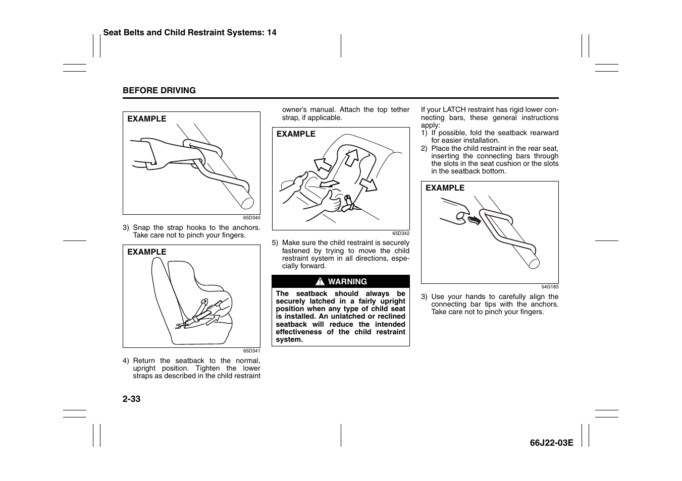 Suzuki Grand Vitara 99011-66J22-03E User Manual | Page 46 / 290