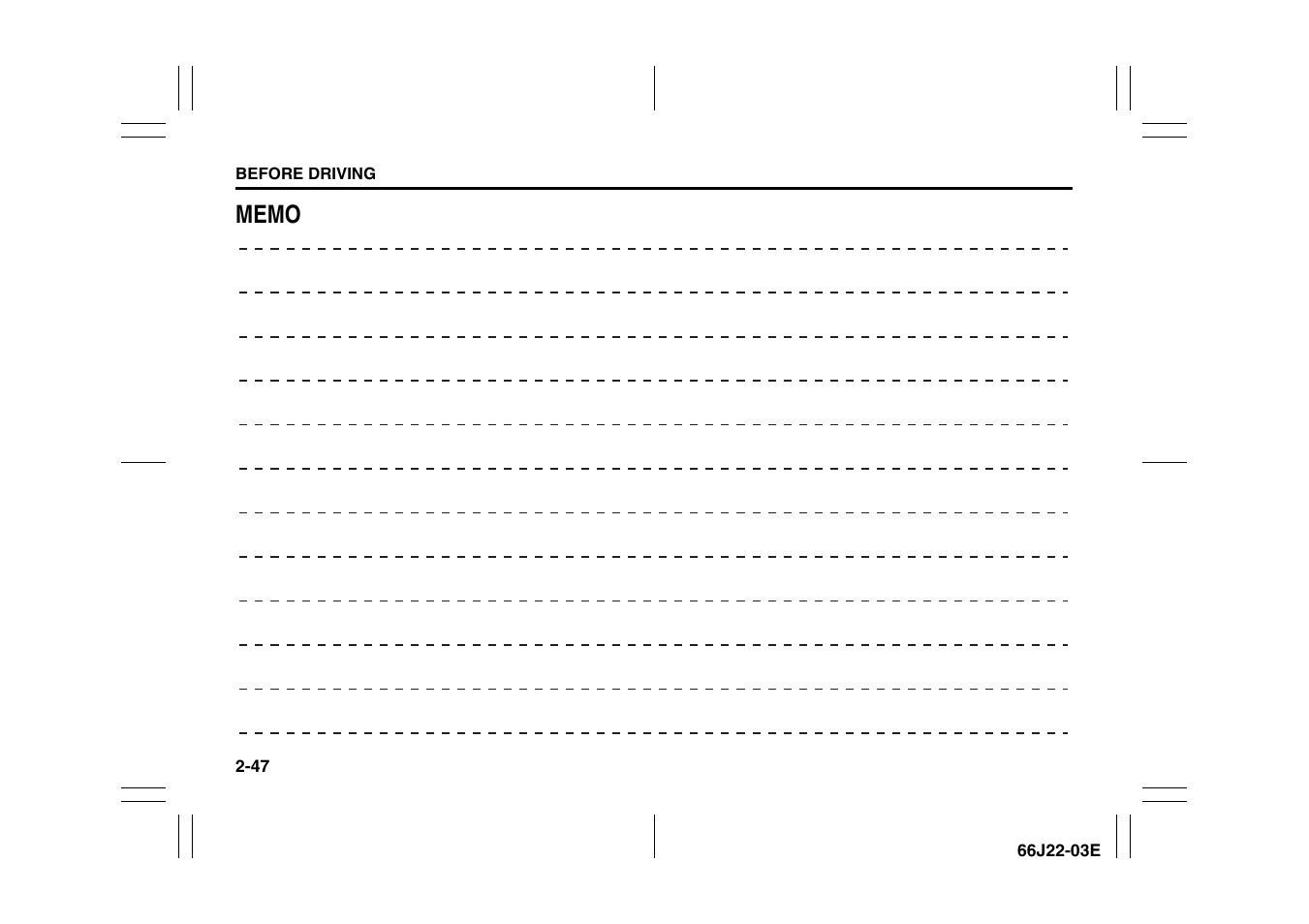 Suzuki Grand Vitara 99011-66J22-03E User Manual | Page 60 / 290